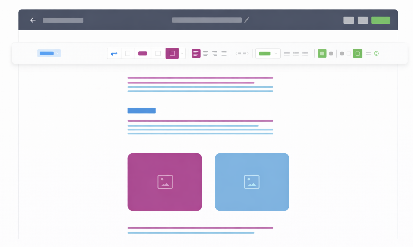 Reporting dashboard preview